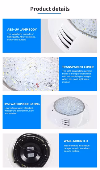 Luz impermeável da piscina do diodo emissor de luz de 25W PAR56 RGB 12V IP68